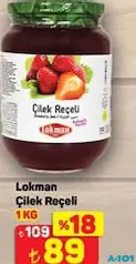LOKMAN ÇİLEK REÇELİ 1 KG fiyat ve kampanya bilgisi